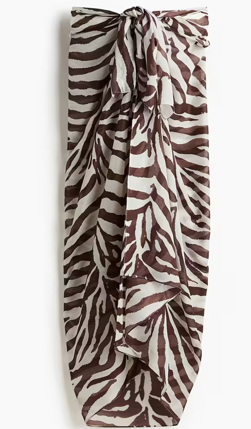 Tie Dress Zebra
